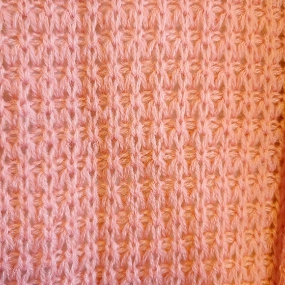 Umgee Open Front Knit Cardigan Colorblock Stripes Sweater Sz L - Picture 3 of 9